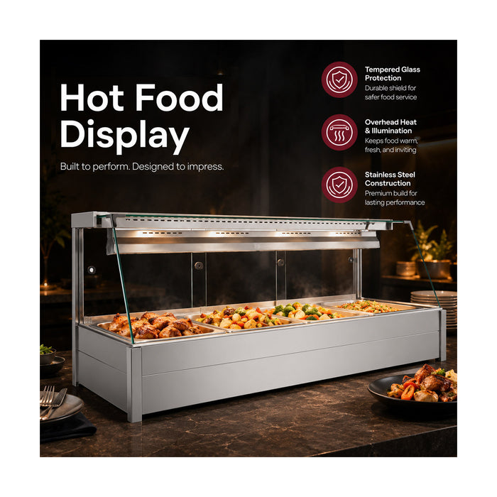 Bonvue Angled Countertop Wet & Dry Bain Marie - BM17TC