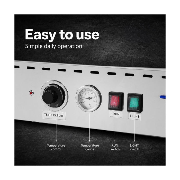 Bonvue Angled Countertop Wet & Dry Bain Marie - BM17TC