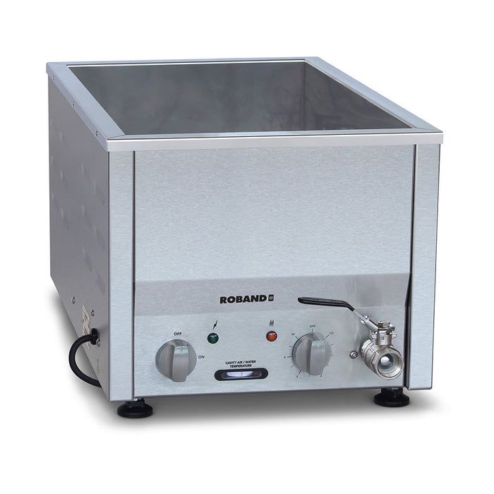 Roband Counter Top Bain Marie narrow 2 x 1/2 size, pans not included - BM21