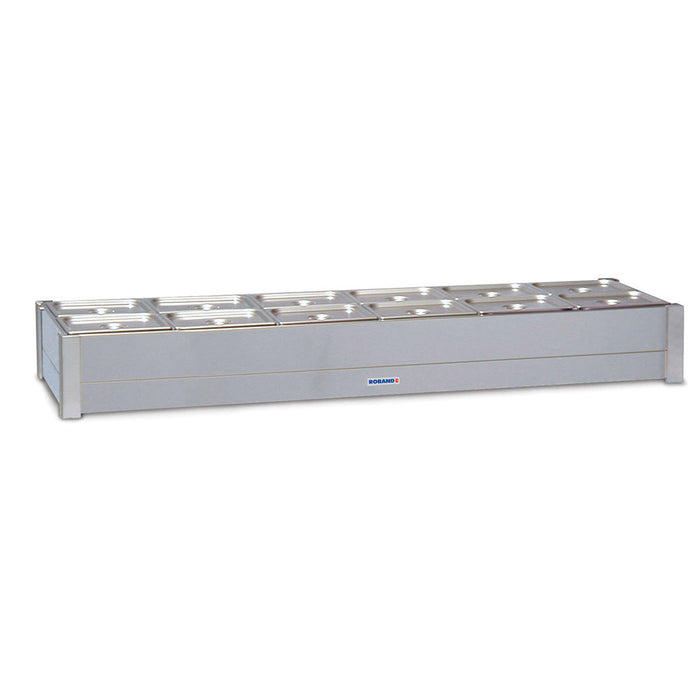 Roband Hot Bain Marie 12 x 1/2 size pans, double row - BM26A