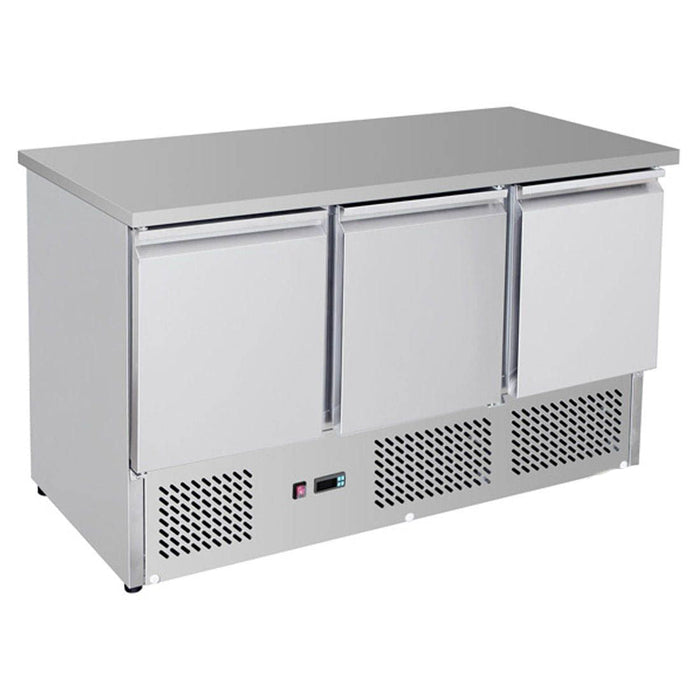 Thermaster Three Door Compact Workbench Fridge - GNS1300B