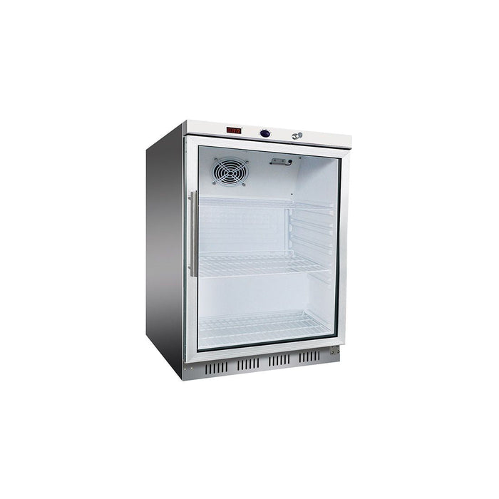 Thermaster Display Bar Fridge with Glass Door 128L - HR200G S/S