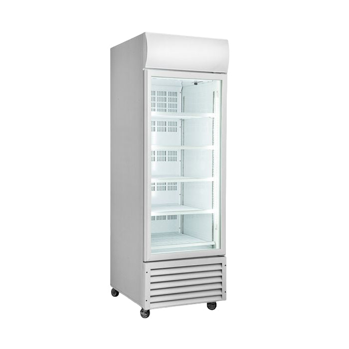 Thermaster Single Glass Door Colourbond Upright Drink Fridge 370L - LG-370PT