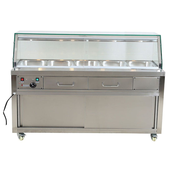 Thermaster Heated Bain Marie Food Display 800L - PG180FE-YG