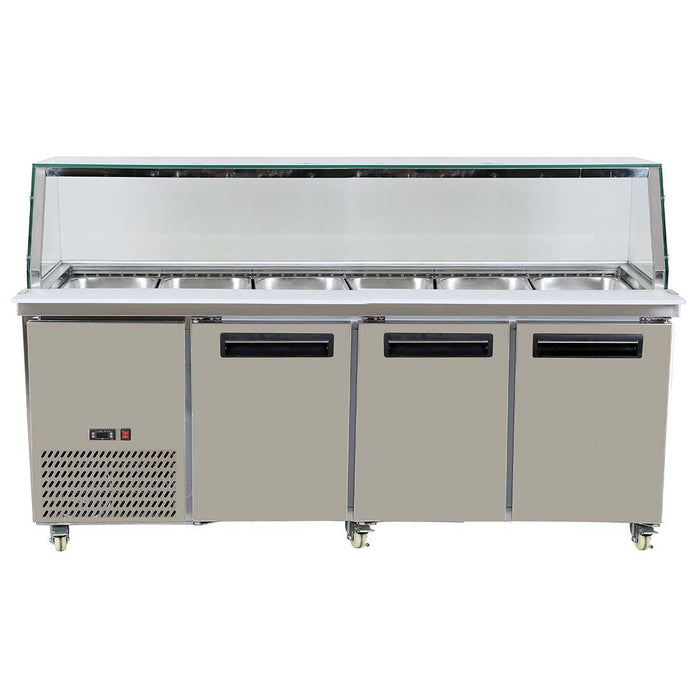 Thermaster FED Cold Salad & Noodle Bar 6x1/1 GN Pans 1000L - PG210FA-YG