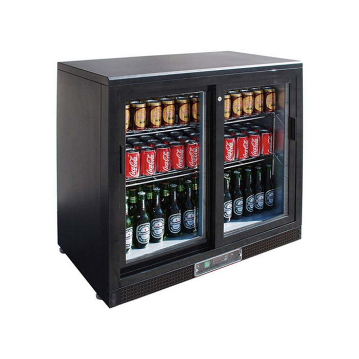 Thermaster Double Sliding Door Drink Cooler 202L - SC248SD