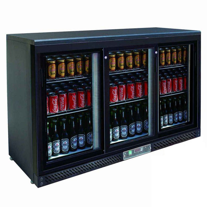 Thermaster Three Sliding Door Bar Cooler - SC316SD