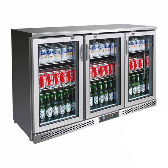 Thermaster Three Door Stainless Steel Bar Cooler - SC316SG