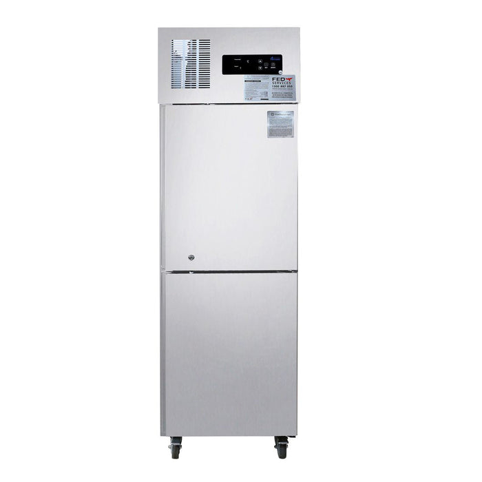 Thermaster Tropical 2 x Half Door SS Fridge - SUC500