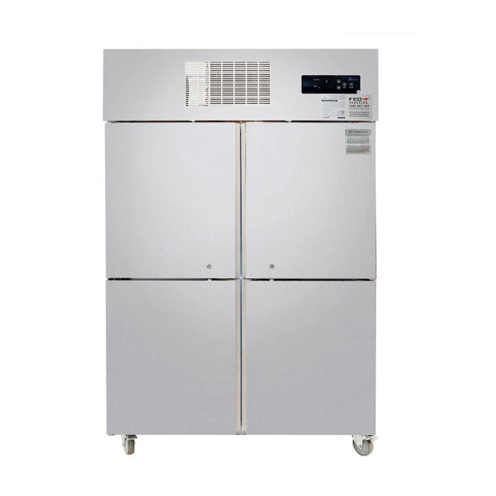 Thermaster Tropical 4 x Half Door SS Freezer - SUF1000