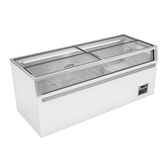 Thermaster Supermarket Island Freezer with Glass Sliding Lids 575L - ZCD-L145G