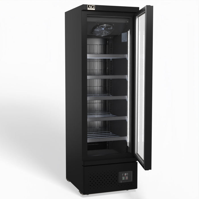 AG Supermarket Single Glass Door Upright Display Fridge 450L - CSB450