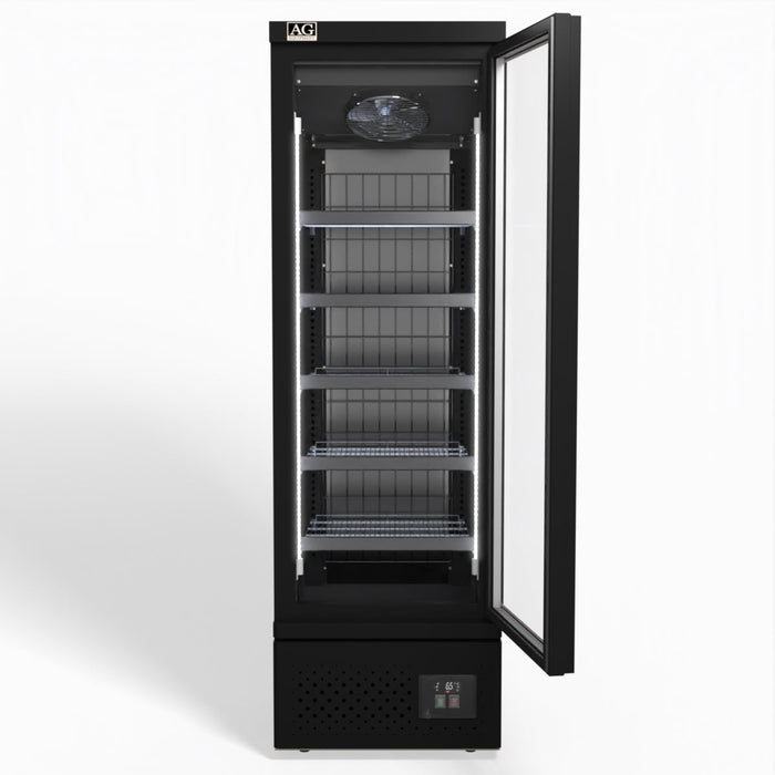 AG Supermarket Single Glass Door Upright Display Fridge 450L - CSB450