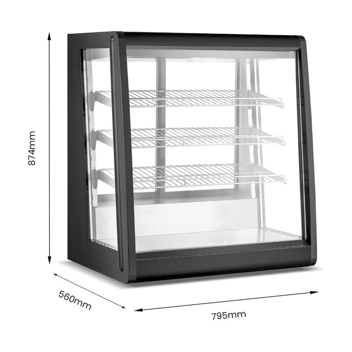 Bonvue Chilled Angled Counter-Top Food Display - CTA-196