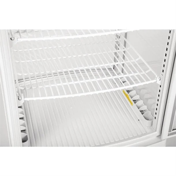 Polar C-Series Energy Efficient Curved Door Display Fridge White 86L - CX576-A