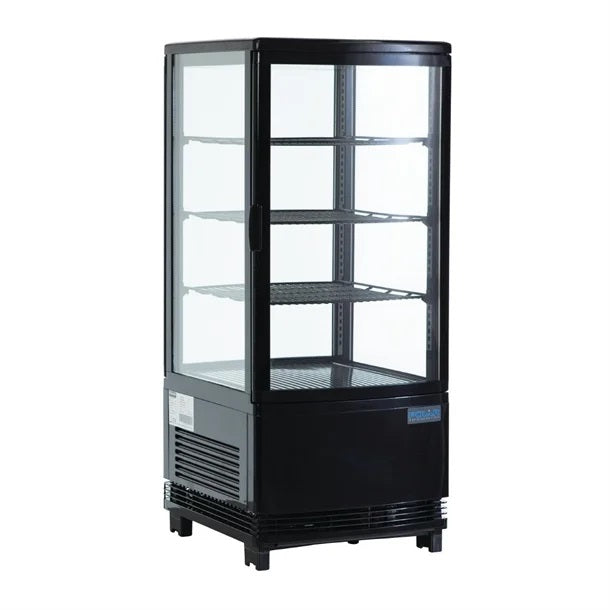 Polar C-Series Energy Efficient  Display Fridge Black 68L - CX577-A