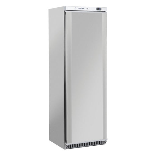 Anvil Upright Fridge Solid Stainless Steel Door 400L - FBC2400