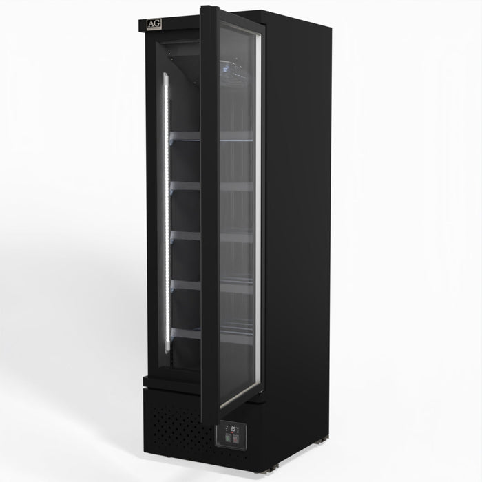 AG Supermarket Single Glass Door Upright Display Freezer 450L - FSB450