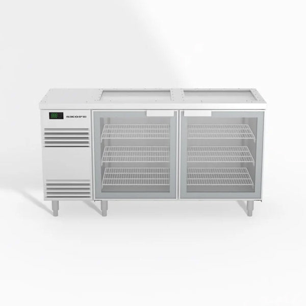 SKOPE Glass Chiller 2 Door - GC.2.GSW