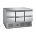 Thermaster Stainless Steel 6 Drawers Compact Workbench Fridge - GNS1300-6D