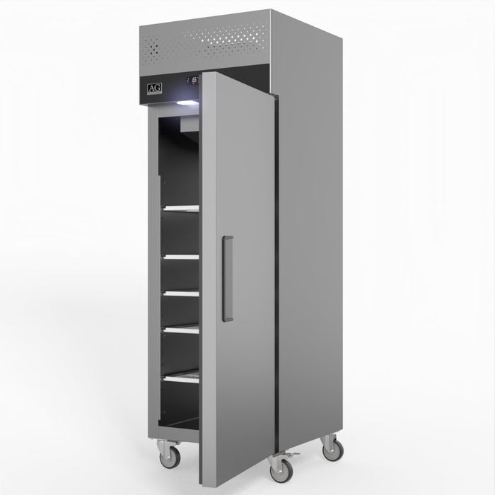 AG Upright Single Stainless Steel Door Freezer 429L - GNX400BT