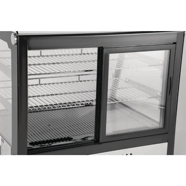 Polar G-Series Energy Efficient Countertop Food Display Fridge Black 160L - GP291-A