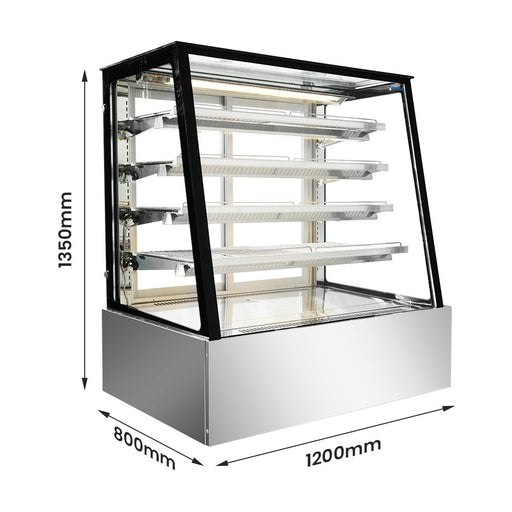 Bonvue Deluxe Heated Display Cabinet 5 Tier 1200mm- H-SLP840C