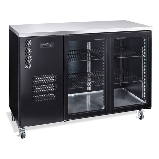 Williams Cameo - One Glass Door Black Colorbond Under Counter Display Fridge - HC1UGB