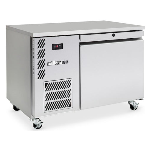 Williams Emerald - One Solid Door Stainless Steel Under Counter Storage Fridge - HE1USS
