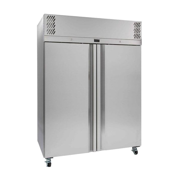 Williams Garnet - Two Door 2/1 Gn Stainless Steel Upright Fridge - HG2SSHC