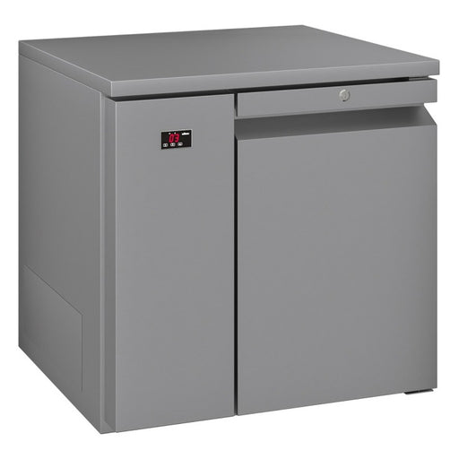 Williams Opal - One Solid Door Stainless Steel Remote Under Counter Storage Fridge - HO1RSS