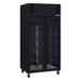 Williams Pearl - Slim Two Glass Door Black Colorbond Upright Display Fridge - HPR2GBHC