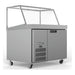 Williams Banksia - One Door White Colorbond Prep Counter Fridge With Angled Blown Air Well and Canopy - HSP18UBA