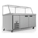 Williams Banksia - Two Door White Colorbond Prep Counter Fridge With Angled Blown Air Well and Canopy - HSP30UBA