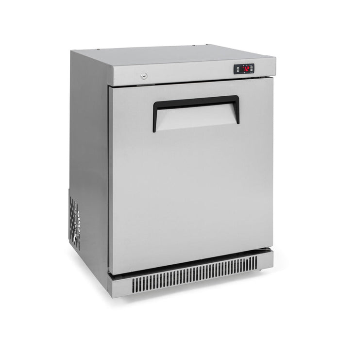 Williams Topaz - One Solid Door Compact Counter Top Stainless Steel Fridge - HTM1SSHC