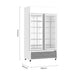 Thermaster Two Glass Door Colourbond Upright Drink Fridge 730L - LG-730P