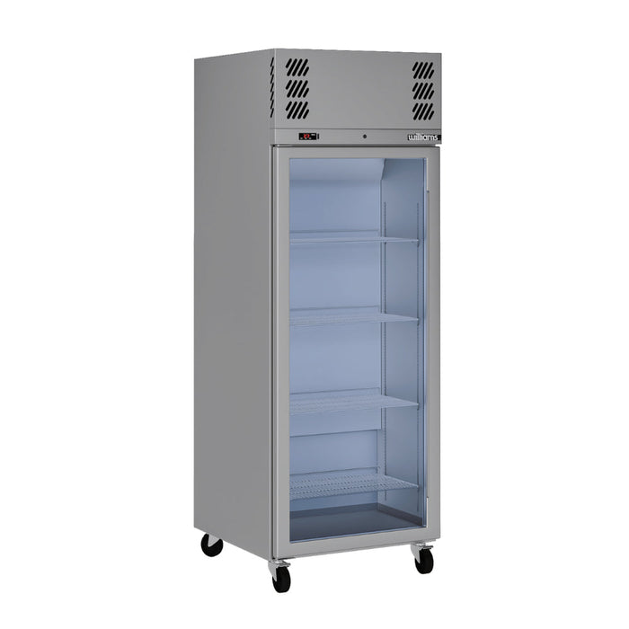 Williams Peal - One Glass Door Stainless Steel Upright Display Freezer - LP1GS