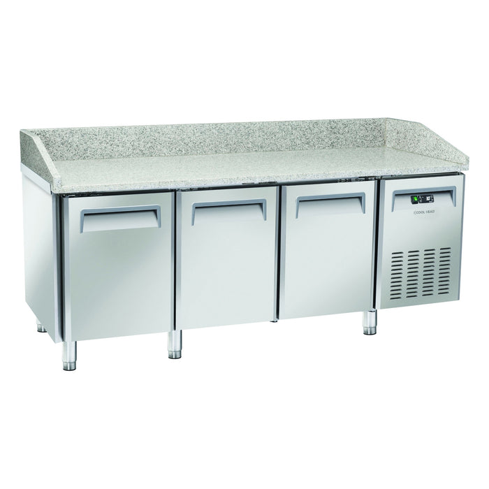 Saltas Marble Top Pizza Fridge 3 Door - MPB0030