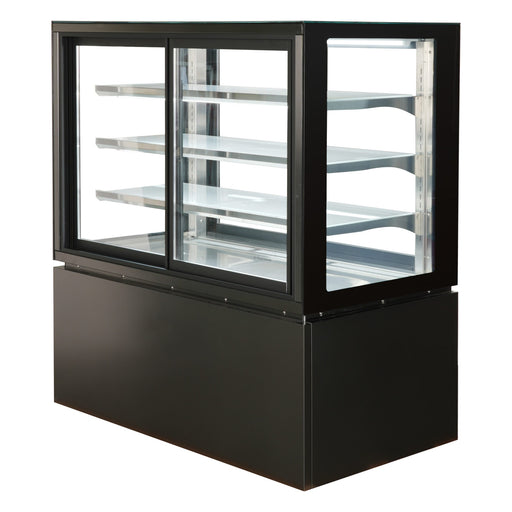 Anvil 4 Tier Square Glass Cake/Cold Display With Self Service Doors - NDSV4730SS