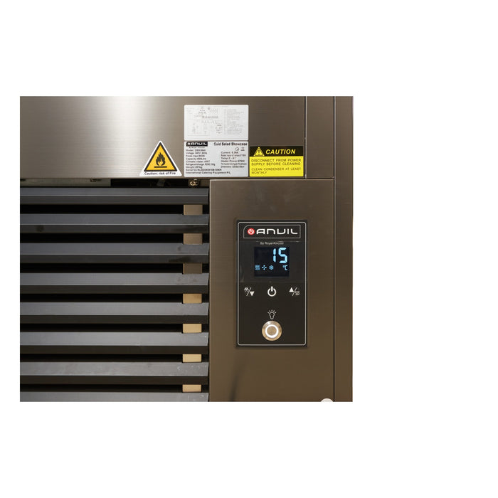 Anvil 4 Tier Square Glass Cake/Cold Display With Self Service Doors - NDSV4730SS