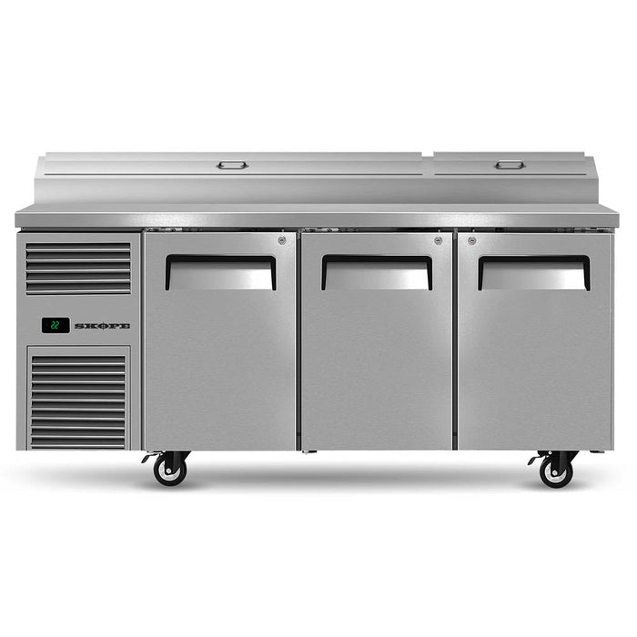 SKOPE ReFlex 3 Solid Door GN Compatible Pizza Preparation Fridge - RF8.PPZ.3.SD