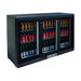 Thermaster Three Sliding Door Bar Cooler - SC316SD