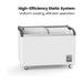 Thermaster Heavy Duty Supermarket Glass Sliding Lid Freezers 386L - SD-406K