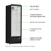Thermaster Upright Glass Door Beverage Fridge - SDC-258B