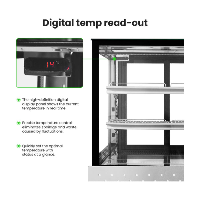 Bonvue Chilled Food Display 3 Tier 1200mm - SG120FA-2XB
