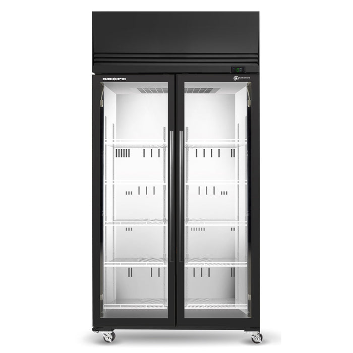 SKOPE Active Core SKFT 2 Glass Door Upright Display or Storage Freezer 896L - SKFT1000N-A