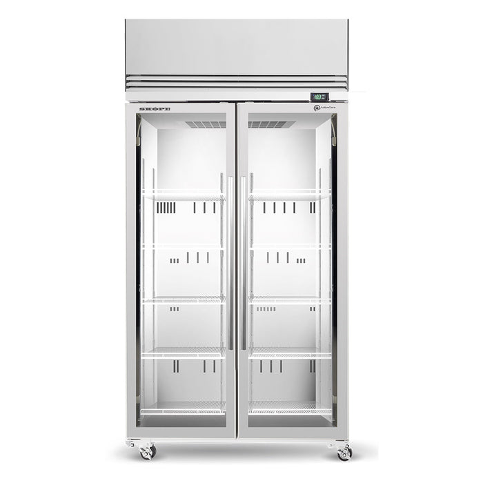 SKOPE Active Core SKFT 2 Glass Door Upright Display or Storage Freezer 896L - SKFT1000N-A