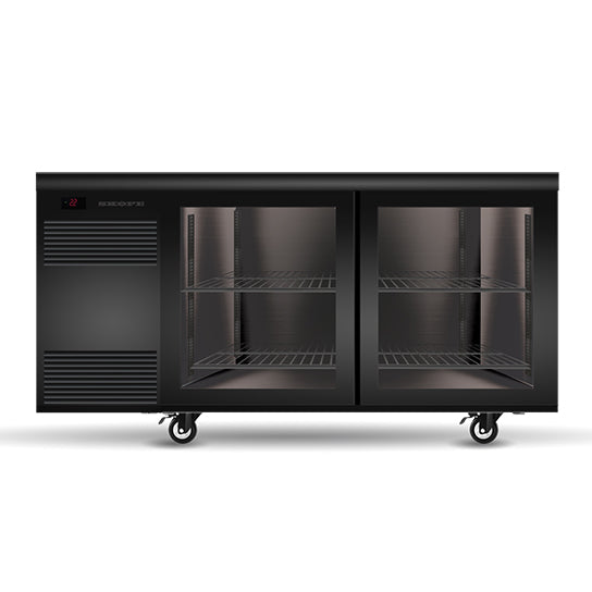 SKOPE BackBar 2 Glass Sliding Door SlimLine Fridge - SL.2.GSL