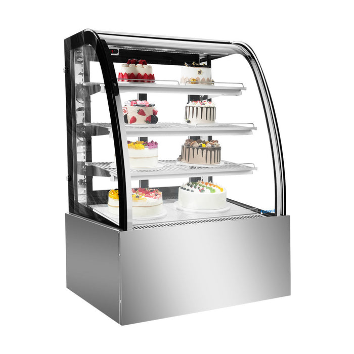 Bonvue Chilled Food Display Curved 4 Tier 900mm - SL830