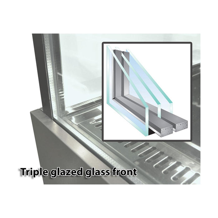 Bonvue Chilled Food Display 4 Tier 2400mm - SL880V